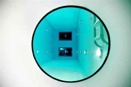 round window indoor pool